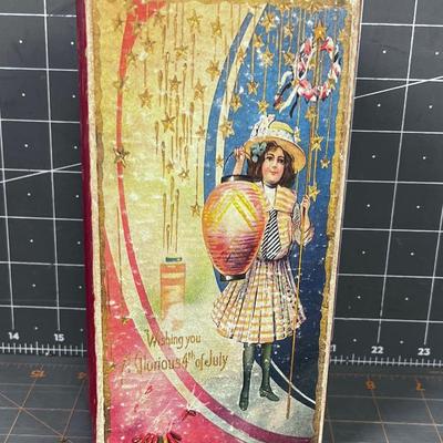 Paper 4th of July Hand Crafted Folk Art by Out on a Limb
