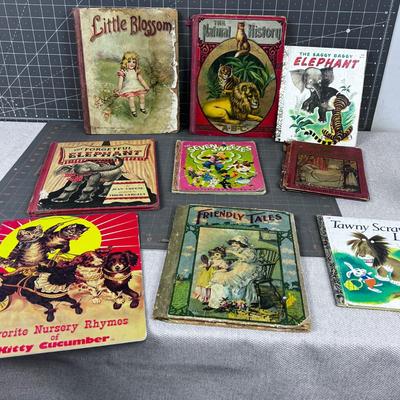 Great! Large Lot of Antique and Vintage Children's Books