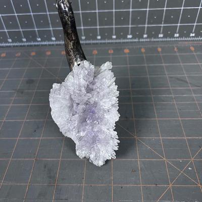 Sterling Silver and Quartz Peacock