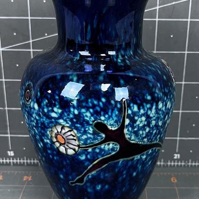 Hand Blown Glass Vase 