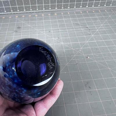 Hand Blown Glass Vase 