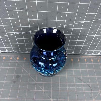 Hand Blown Glass Vase 