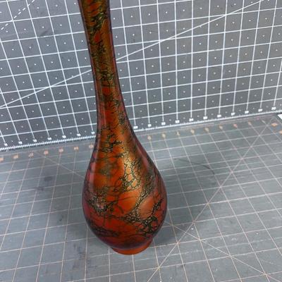 Mid Century Japanese Cast Vase 