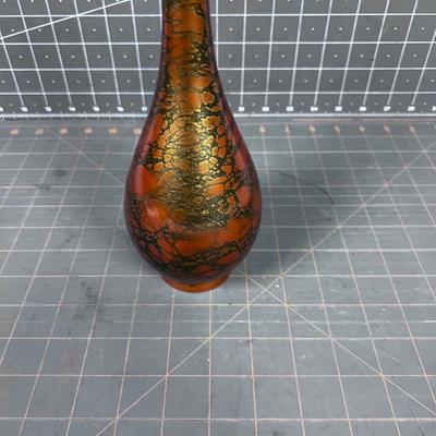 Mid Century Japanese Cast Vase 