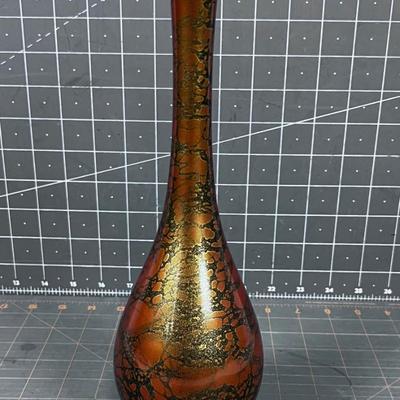 Mid Century Japanese Cast Vase 