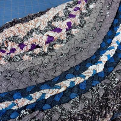 Antique Braided Rug 
