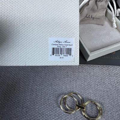 Ashlyn Avenue 24 Brand New in the Box Gold Tone Ring Sets 