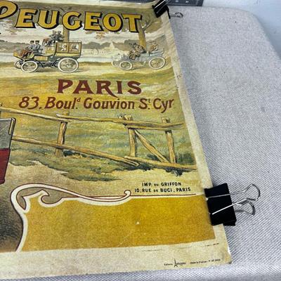 Peugeot Reproduction Poster