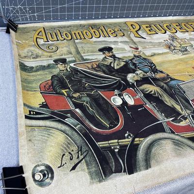 Peugeot Reproduction Poster
