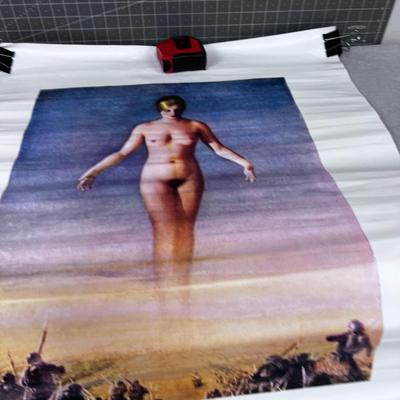 Contact Paper of a Nude Print from Germany