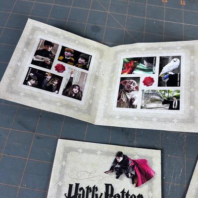 3 Booklets of Harry Potter Stamps (20 in each Booklet) Forever Stamps 