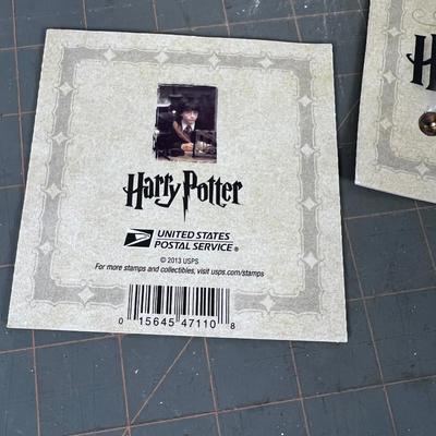 3 Booklets of Harry Potter Stamps (20 in each Booklet) Forever Stamps 