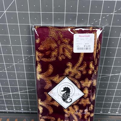 2 NEW Waterford Red Napkins (8 Total) 