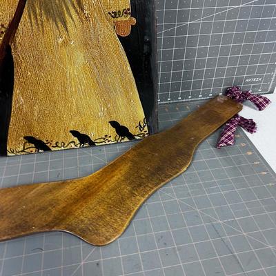 Christmas Blessing and Wood Stocking DÃ©cor' 