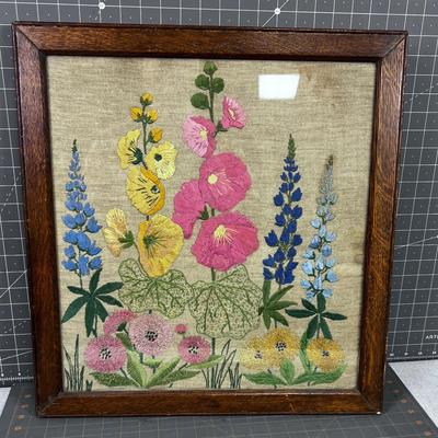 Holly Hocks and other Hand Crafted Needle Work