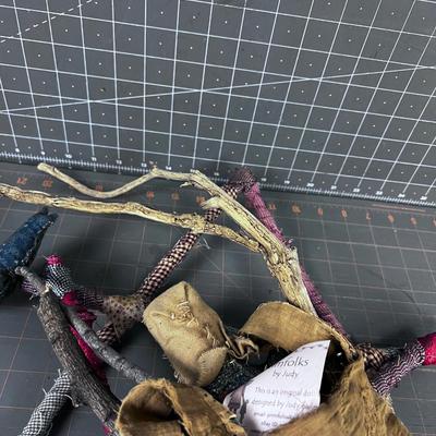 Hand Crafted Stick Dolls,  Might Have magical properties? 