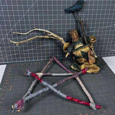 Hand Crafted Stick Dolls,  Might Have magical properties? 