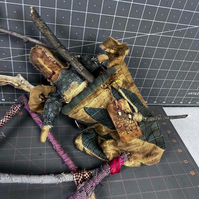 Hand Crafted Stick Dolls,  Might Have magical properties? 
