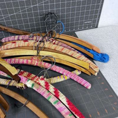 Vintage Wood Hangers 