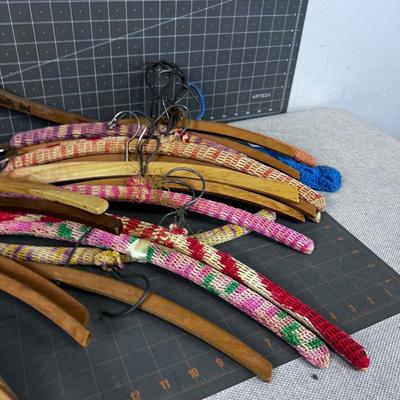 Vintage Wood Hangers 