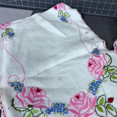 Embroidered Linens