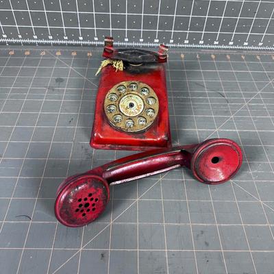Tin Litho Toy Phone 