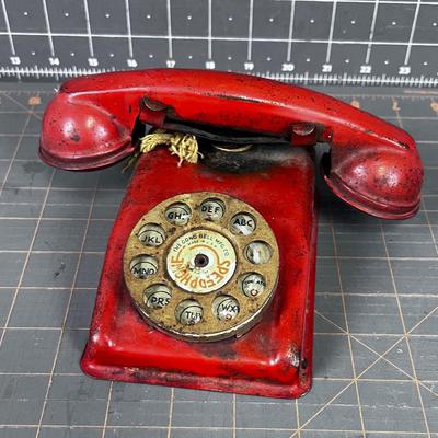 Tin Litho Toy Phone 
