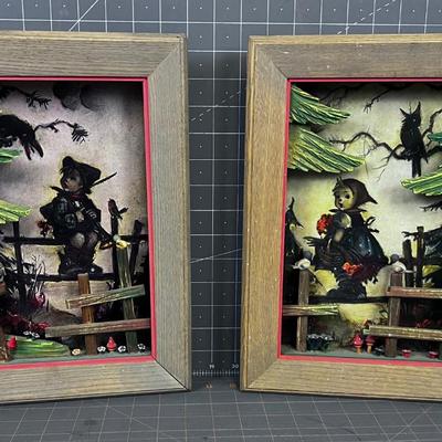 Shadow Box HUMMEL (2) ANRI Carved