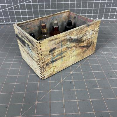 Antique Glass Ink Bottles 