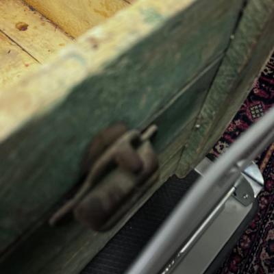 Antique Wood Box for Storage