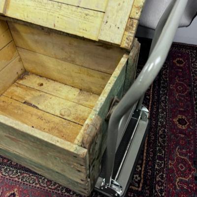 Antique Wood Box for Storage