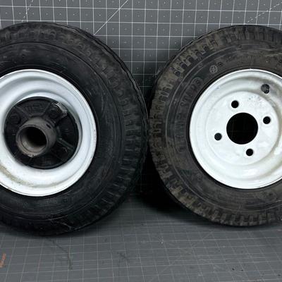 Trailer Tires with Rims 