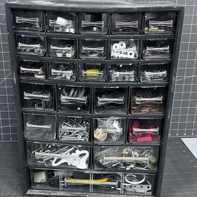 Parts Bin full of Screws and other Hardware