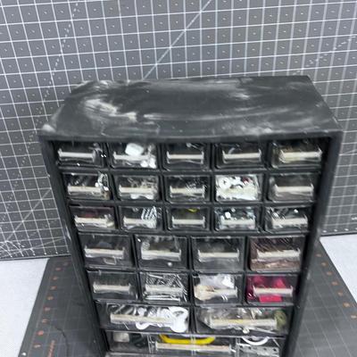 Parts Bin full of Screws and other Hardware
