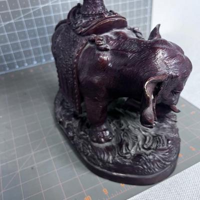 Maitland & Smith Bronze Elephant Platter 