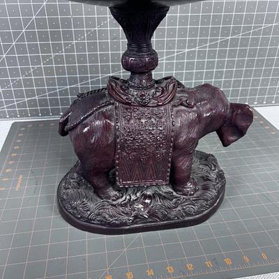Maitland & Smith Bronze Elephant Platter 
