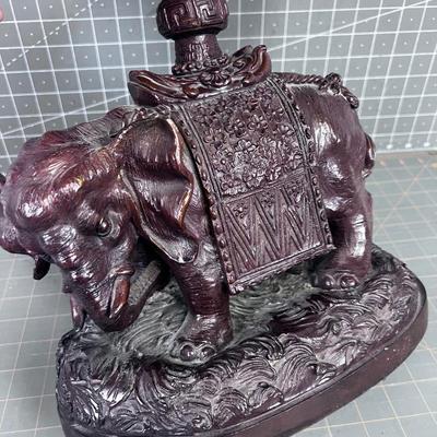 Maitland & Smith Bronze Elephant Platter 