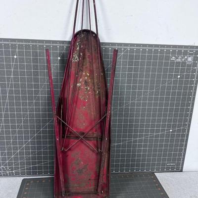 Toy Red Metal Ironing Board