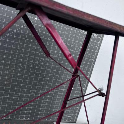 Toy Red Metal Ironing Board