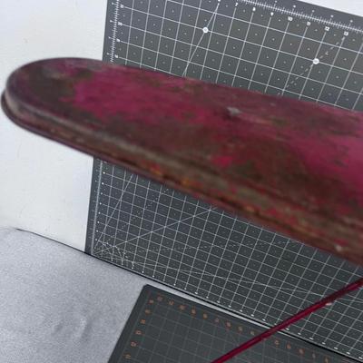 Toy Red Metal Ironing Board