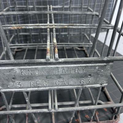 Wire Milk Crate. 