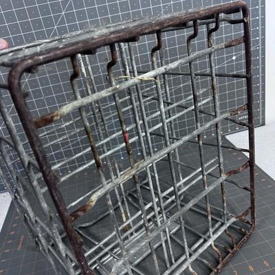Wire Milk Crate. 