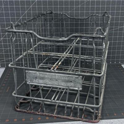 Wire Milk Crate. 