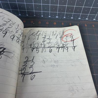 Writing Lessons, Composition Book, Ruler Etc. 