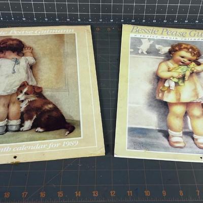 1989 & 1992 Bessie Pease Gutman (2) Calendars