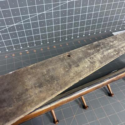 Little Peg Coat Rack and a Tole Painted Wall DÃ©cor