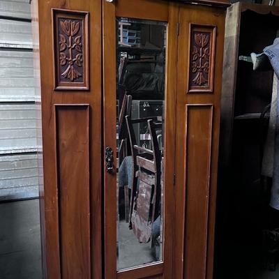 Maple or Birch Armoire Wardrobe 
