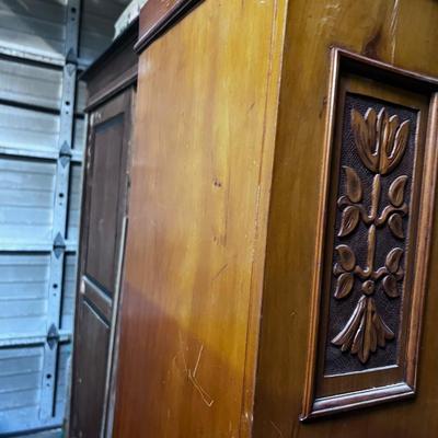 Maple or Birch Armoire Wardrobe 