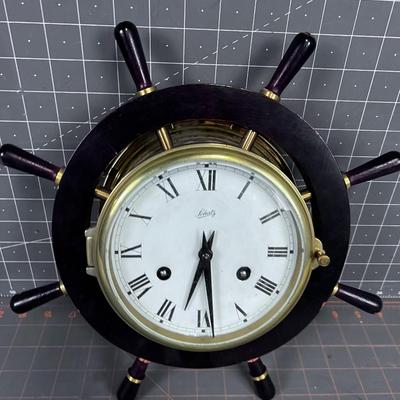 SCHATZ Ship Wheel CLOCK