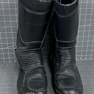 Leather Motorcycle Boots Made in Italy 